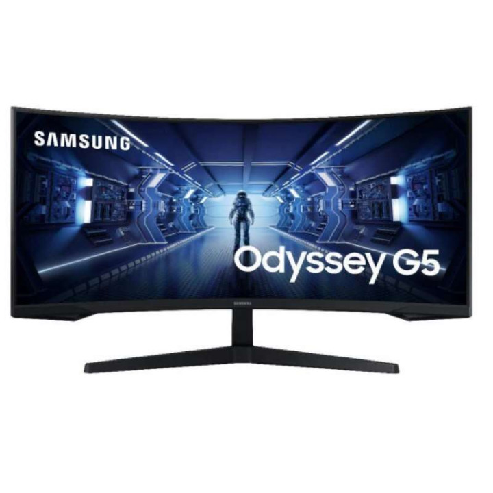 Samsung Odyssey G5 Monitor Curvo LED 34" UltraWide QHD 165Hz - AMD FreeSync - Respuesta 1ms - 21:9 - HDMI