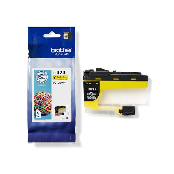 Brother LC424 Amarillo Cartucho de Tinta Original - LC424Y