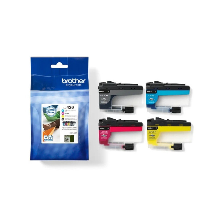 Brother LC426 Pack de 4 Cartuchos de Tinta Originales - LC426VAL