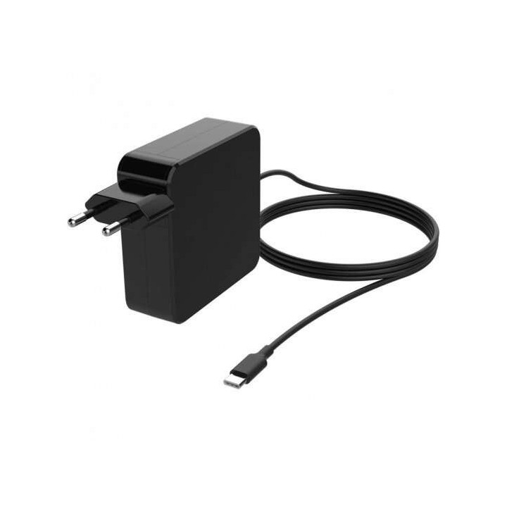 Leotec Cargador Rapido para Portatil USB-C 65W - Carga Rapida PD 3.0