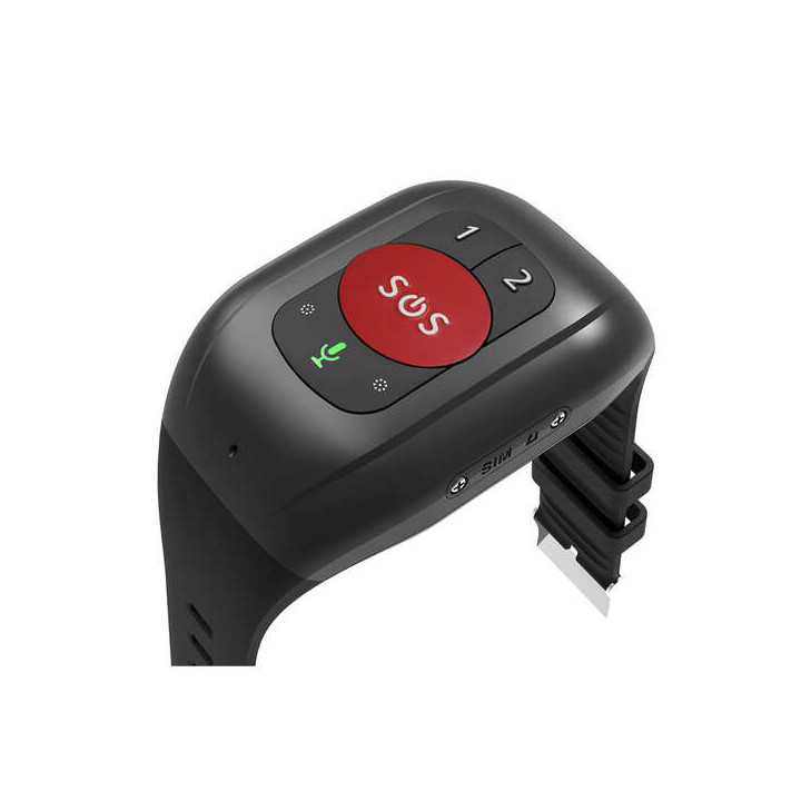 Leotec Senior Smart Band 4G - Geolocaliza en Tiempo Real - Localizacion por Medio de Redes WiFi y LBS - Monitor de Ritmo Cardia