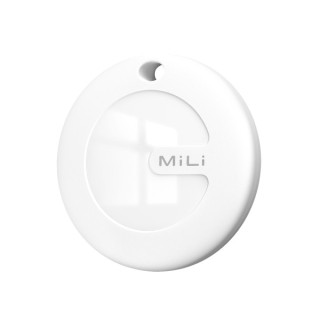 Leotec Easy Tag Blanco + Llavero Rojo - Compatible con IOS/Android