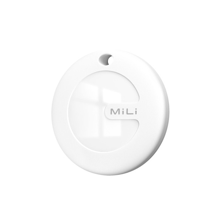 Leotec Easy Tag Blanco + Llavero Blanco - Compatible con IOS/Android