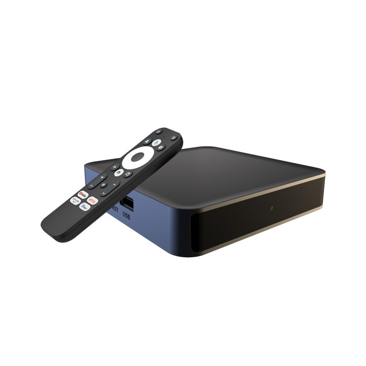 Leotec Android TV Dongle GC216 4K - Certificado Google & Netflix - WiFi Dual