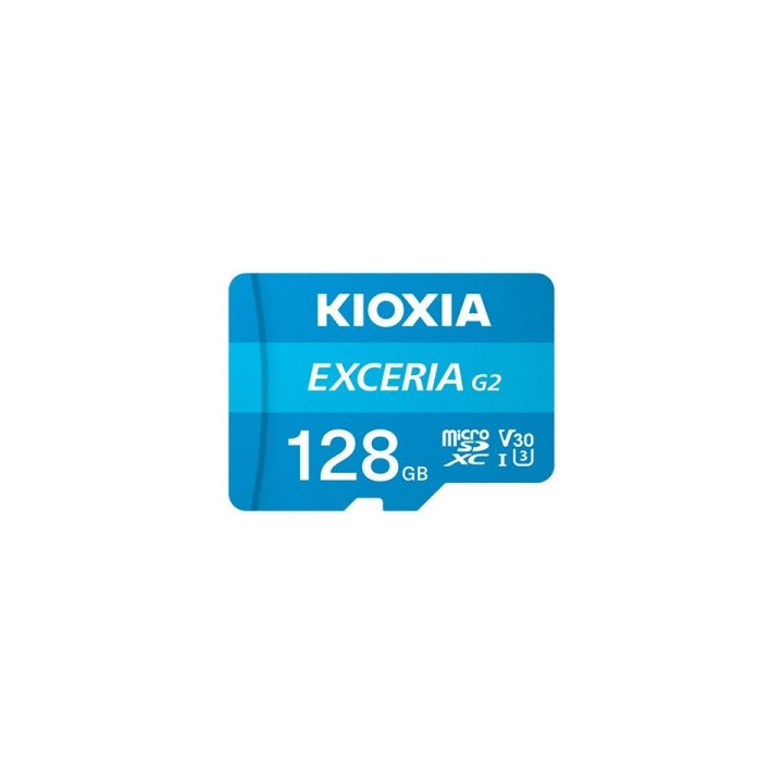 Kioxia Exceria G2 Tarjeta Micro SDXC 128GB UHS-III A1 V30 Clase 10 con Adaptador