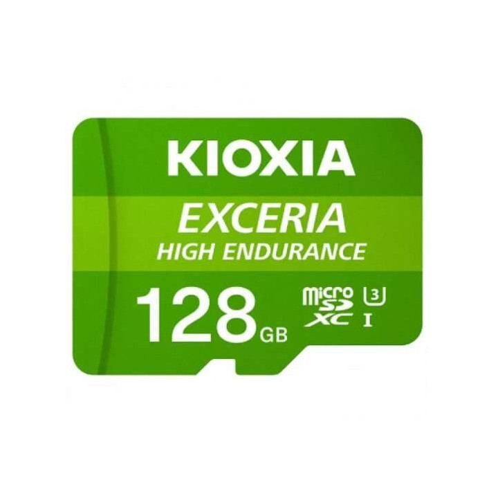 Kioxia Exceria High Endurance Tarjeta Micro SDXC 128GB UHS-I V30 Clase 10 con Adaptador