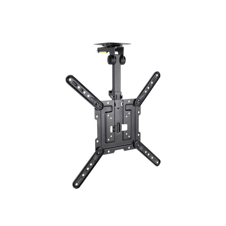 Tooq Soporte Techo Pantalla 23-55 Giro 180º - Inclinable - Color Negro