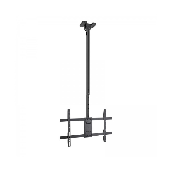 Tooq Soporte XL de Techo para Pantallas 43-86" - Angulo de Giro 180º - Inclinable - Gestion de Cables - Peso Max. 60kg - VESA