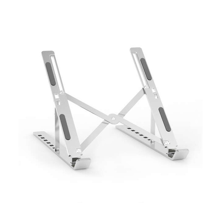 Aisens Soporte de Sobremesa Ajustable para Portatil / Tablet - Color Plata