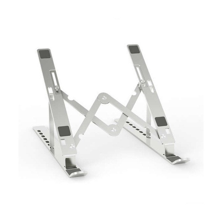 Aisens Soporte de Sobremesa Ajustable para Portatil / Tablet - Color Plata