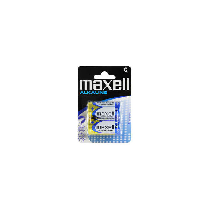 Maxell Pack de 2 Pilas Alcalinas LR14 C