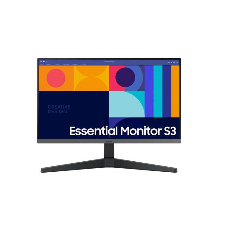 Samsung Essential Monitor S3 24" Full HD - LCD - IPS - 16:9 - 100 Hz - Ángulo de vision 178° - Color Negro