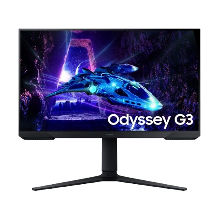 Samsung Odyssey G3 Monitor Gaming 24" FullHD 1080P 100Hz FreeSync - Respuesta 1ms - Ajustable en Altura e Inclinable - Angulo d