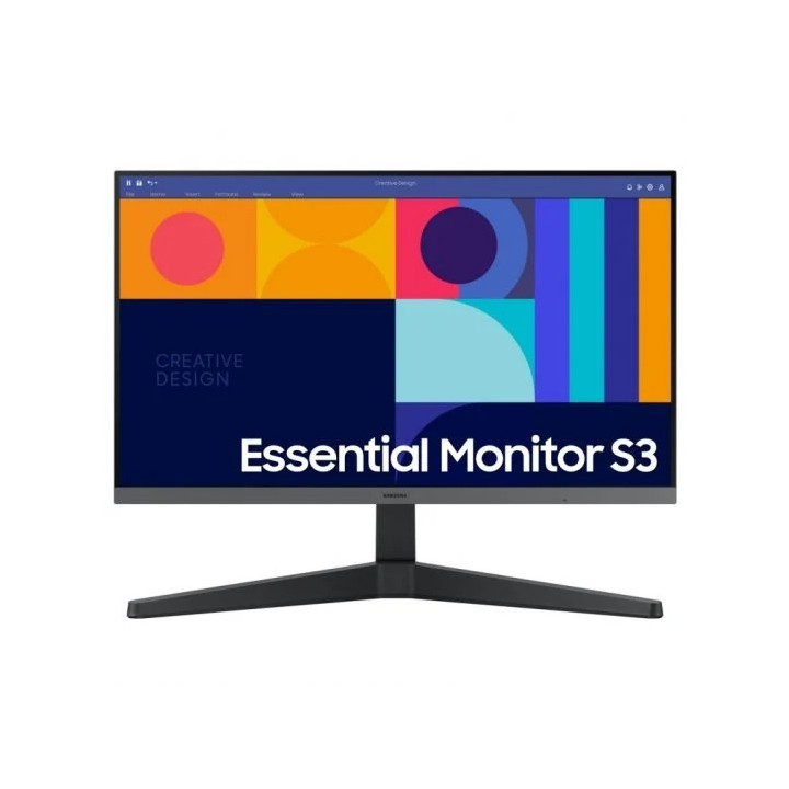 Samsung Essential Monitor S3 27" Full HD - LCD - IPS - 16:9 - 100 Hz - Ángulo de vision 178° - Color Negro