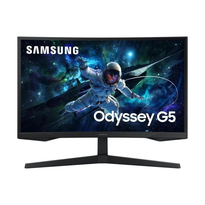 Samsung Odyssey G5 Monitor 27" LED VA Curvo QHD 165Hz FreeSync - Respuesta 1ms - Angulo de Vision 178º - HDMI