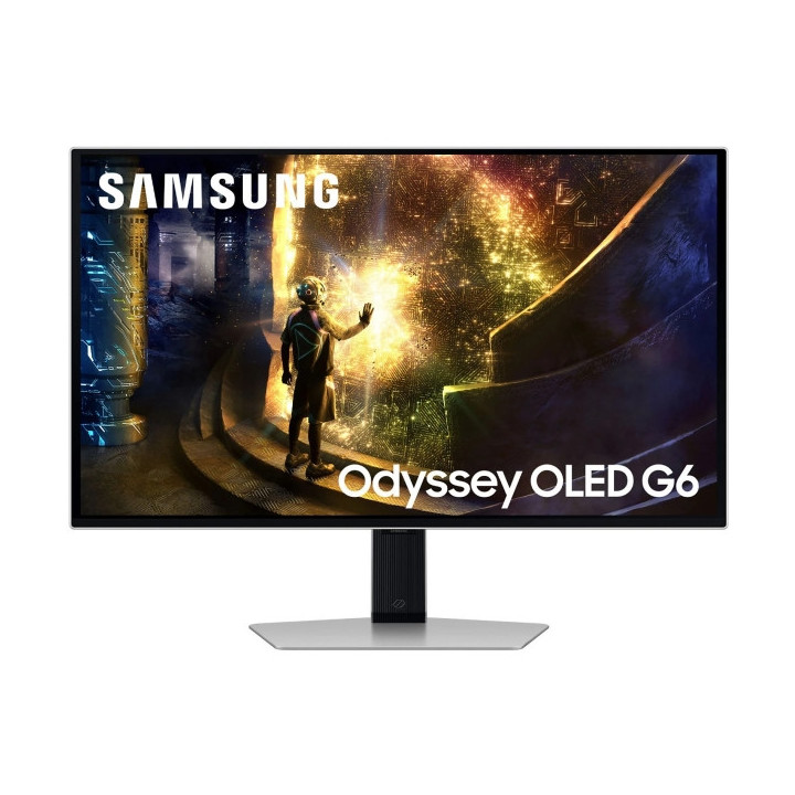 Samsung Odyssey G6 Monitor 27" OLED QHD 240Hz FreeSync y G-SYNC - Respuesta 1ms - Ajustable en Altura e Inclinable - Angulo de