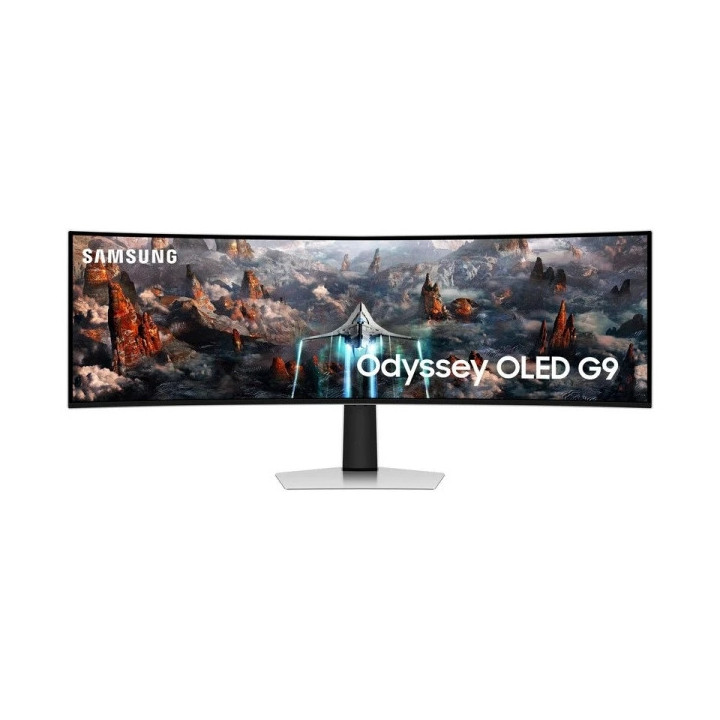 Samsung Odyssey G9 Monitor Curvo 49" OLED Dual QHD 240Hz  FreeSync Premium Pro - Respuesta 0.03ms - 32:9 - USB