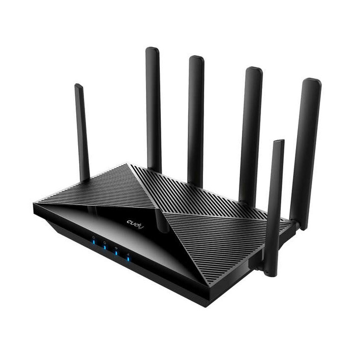 Cudy LT700 Router WiFi AC1200 4G LTE CAT 6 - 4x Puertos Lan 10/100/1000Mbps - 2x Ranuras Nano Sim - 6 Antenas Externas