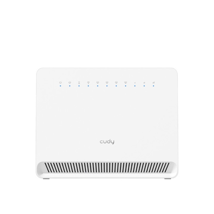 Cudy Router Gigabit WiFi 4G LTE Cat 6 AC1200 - Velocidad hasta 1000Mbps - 4 Puertos - Antenas Internas - 1 Ranura Nano SIM - Ca