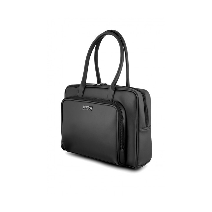 Urban Factory ladee Maletin para Portatil hasta 14" - Bolsa de Mano - Color Negro