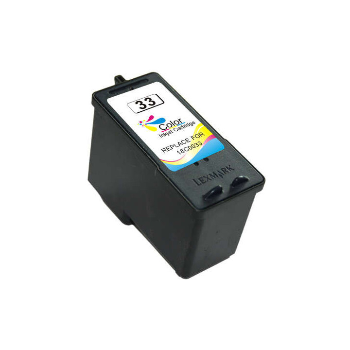Lexmark 33 Color Cartucho de Tinta Generico - Reemplaza 18CX033E