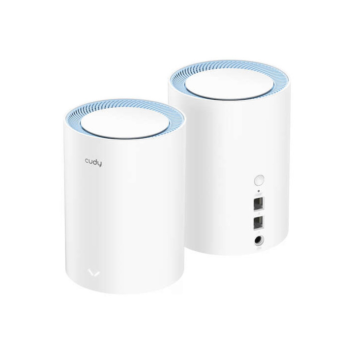 Cudy M1200 Pack de 2 Sistemas WiFi Mesh AC1200 Dual Band - 867Mbps en 5GHz