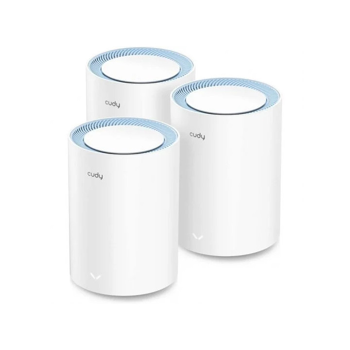Cudy M1200 Pack de 3 Sistemas WiFi Mesh AC1200 Dual Band - 867Mbps en 5GHz