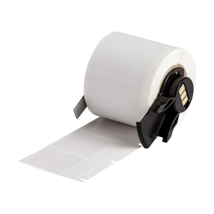 Brady M6-31-427 Cinta de 250 Etiquetas Originales de Vinilo Envolventes y Autolaminables - Texto Negro sobre Fondo Blanco - Anc