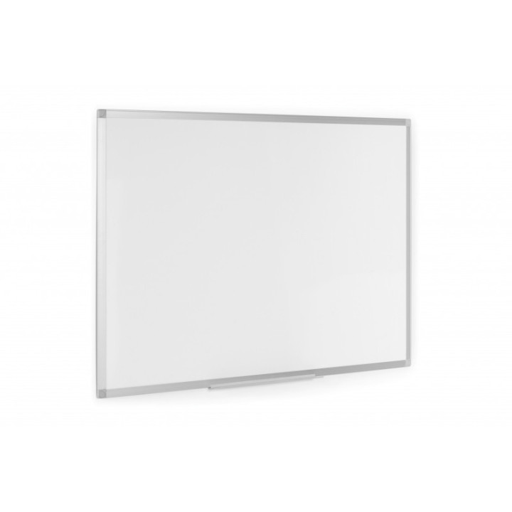 Bi-Office Ayda Pizarra Blanca Melaminada Doble Cara 600x450mm - Permite Colocacion Vertical u Horizontal - Marco de Aluminio An