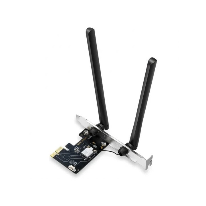 Mercusys MA86XE Tarjeta de Red PCIe AXE5400 WiFi 6E Bluetooth 5.2 Triple Banda - 2 Antenas