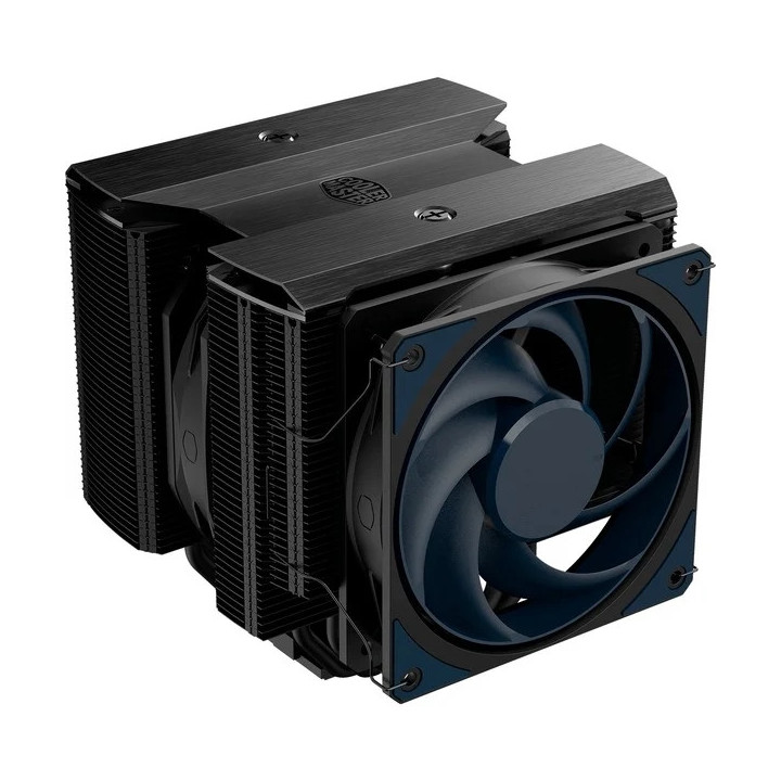 Cooler Master MA824 Disipador CPU - 8 Tubos -  Multisocket Universal - Doble Ventilador - Color Negro