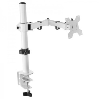 Mars Gaming MARM1 Soporte de Monitor - Brazo Articulado - Altura Ajustable - Gestion de Cables - Compatible VESA - Instalacion