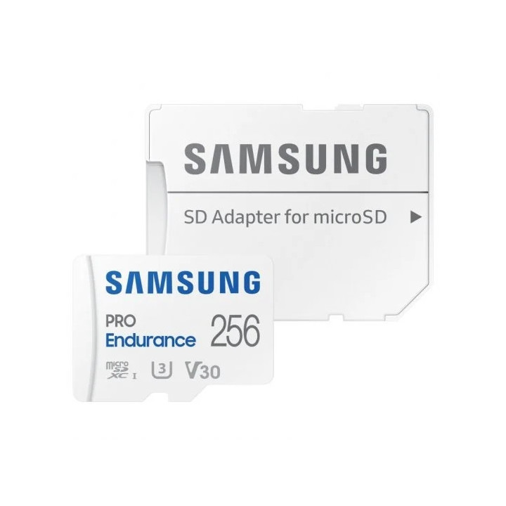 Samsung Pro Endurance Tarjeta Micro SDXC 256GB UHS-I V30 Clase 10 con Adaptador