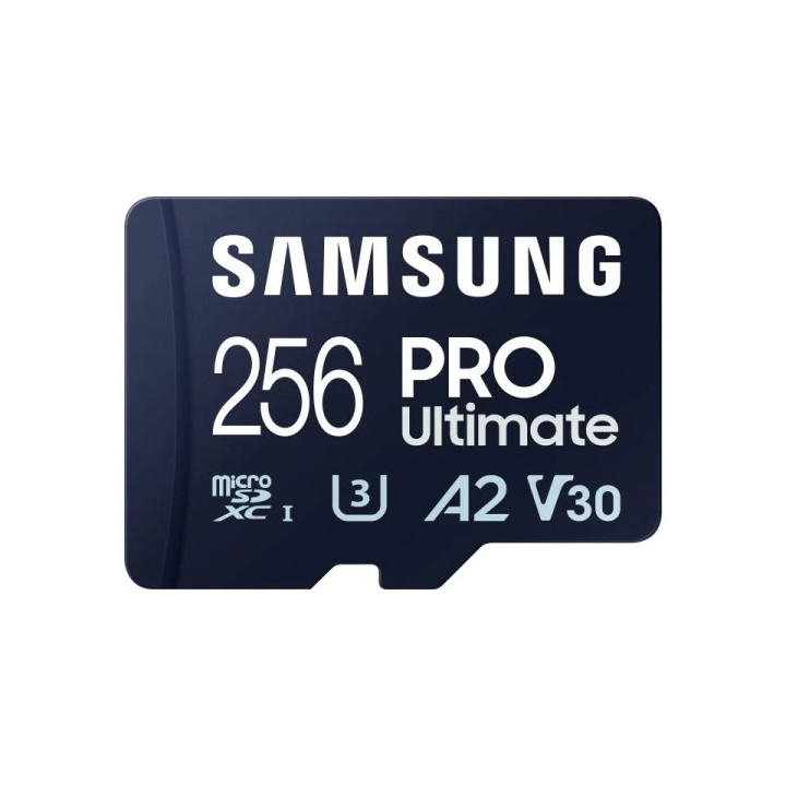Samsung PRO Ultimate Tarjeta Micro SDXC 256GB UHS-I U3 A2 V30 con Adaptador SD