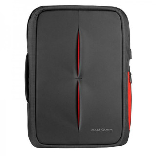 Mars Gaming MB2 Mochila Maletin - Impermeable - Antirrobo con candado TSA - Puerto USB externo - Capacidad para portatil 17.3"
