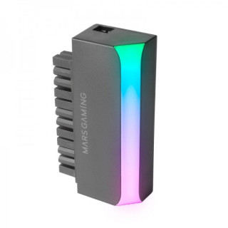 Mars Gaming MCA-L24 Adaptador ATX - Gestion de Cables Optimizada - Iluminacion ARGB Personalizable - Instalacion Plug & Play -