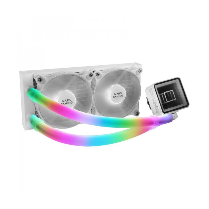 Mars Gaming Tira ARGB para Refrigeracion Liquida - Amplia Compatibilidad - 30 LEDs Ultra Brillantes - Compatible con Asus Aura