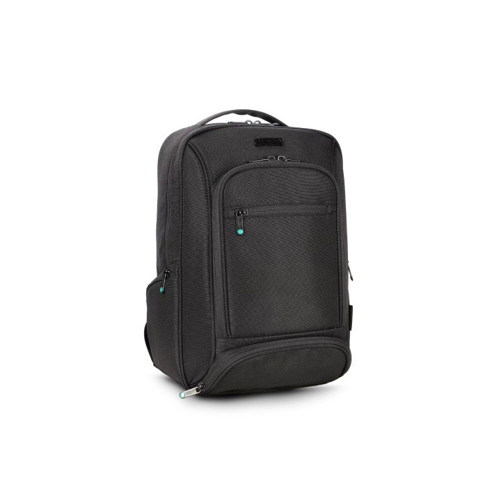 Urban Factory Mixee Mochila Compacta para Portatil hasta 16" - Ecologica - Color Negro