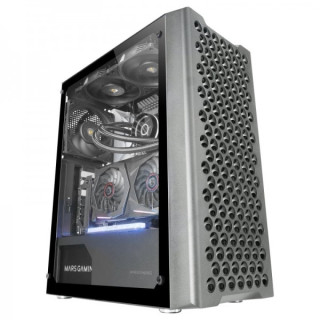 Mars Gaming MC-iPRO Caja Profesional - Cristal Templado - Flujo de Aire Superior - Compatible ATX - Gestion de Cableado - Conec