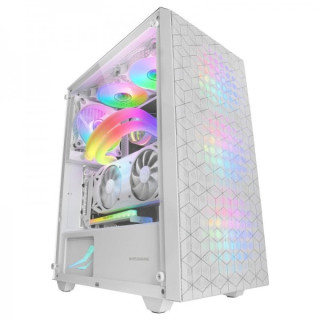 Mars Gaming MC-MAG Caja Gaming - Doble Rejilla Magnetica - Cristal Templado - 3 Ventiladores RGB - Soporte Refrigeracion Liquid
