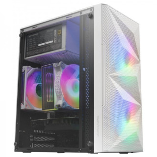 Mars Gaming MC-ME Minitorre - Ventana Cristal Templado - 2 Ventiladores FRGB - Soporte MicroATX/Mini-ITX - Iluminacion RGB Avan
