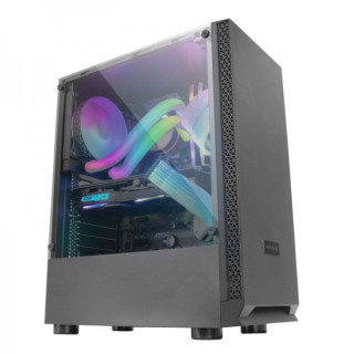 Mars Gaming MCN2 Caja PC Minimalista - Ventana Lateral - Excelente Refrigeracion - Soporte ATX/micro-ATX/mini-ITX - Compatible
