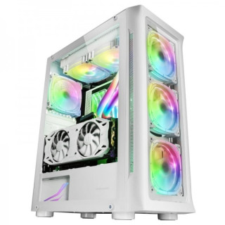 Mars Gaming MC-NEO Torre Gaming Premium - CPU FREEZER - 4 Ventiladores ARGB - Cristal Templado - Soporte E-ATX - Refrigeracion
