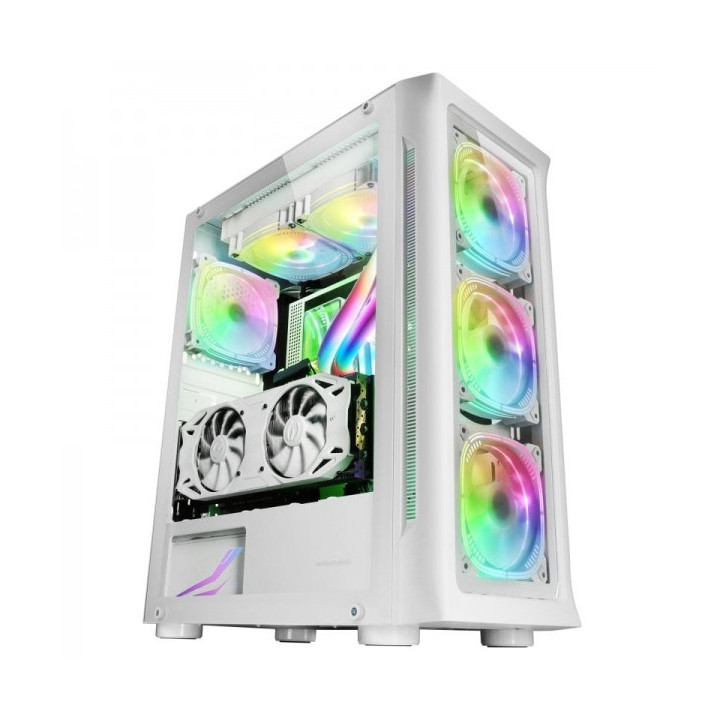 Mars Gaming MC-NEO Torre Gaming Premium - CPU FREEZER - 4 Ventiladores ARGB - Cristal Templado - Soporte E-ATX - Refrigeracion