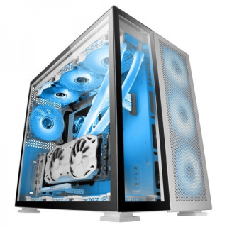 Mars Gaming MC-NOVA Caja Gaming - Aluminio Aeroespacial - Doble Cristal Templado - Soporte 12 Ventiladores - Estructura Modular