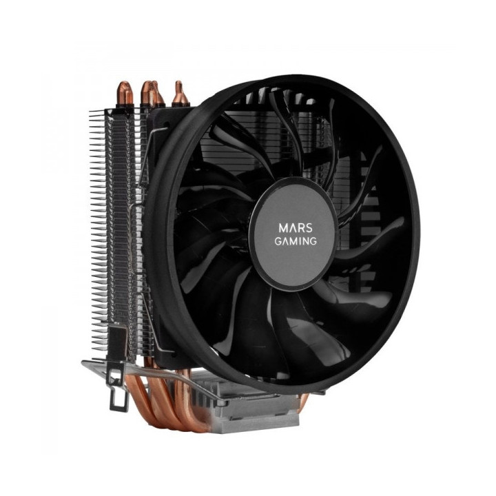 Mars Gaming MCPUBK Disipador Profesional - Soporta 160W TDP - 4 Heatpipes HCT - Ventilador 110mm PWM Silencioso - Compatible In