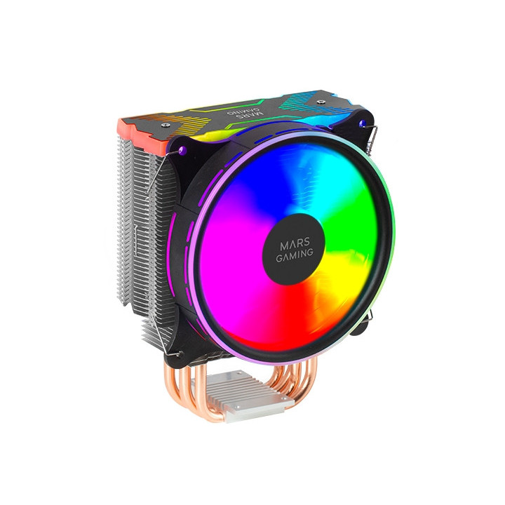 Mars Gaming MCPUXU9 Disipador CPU - Doble torre - Ventiladores hibridos ultrasilenciosos - 9 heatpipes de cobre - HCT Ultra has