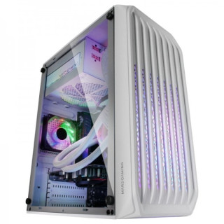 Mars Gaming MC-S2 Caja Compacta Gaming - Ventiladores FRGB - Soporte Refrigeracion Liquida - Compatible Micro-ATX/Mini-ITX - Ve