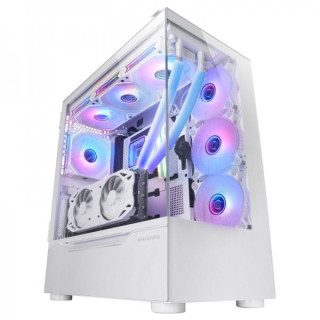 Mars Gaming MC-ULT Caja Gaming CUSTOM - Cristal Templado Panoramico - Soporte E-ATX - Capacidad para 9 Ventiladores - Camara Du