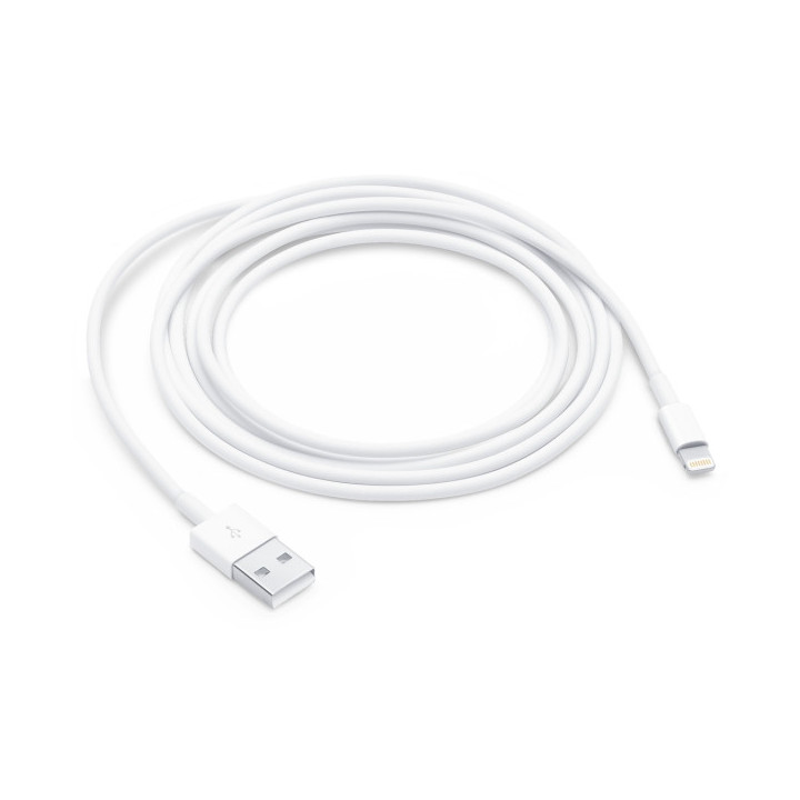 Apple Cable Lightning a USB-A - Longitud 0.50m - Color Blanco